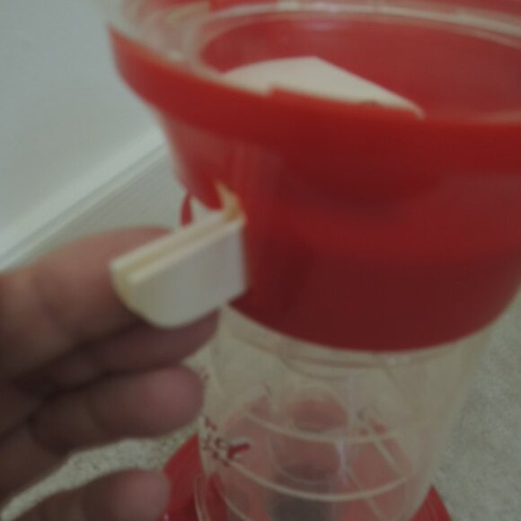 Gumball Wizard Jr No. 1010 - RED Tabletop Mini Wizard Spiral Gum Ball Bank NIB - Picture 9 of 12